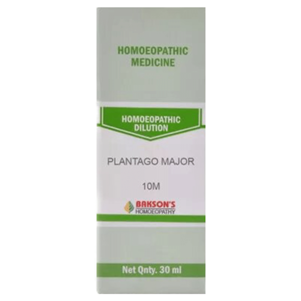 Bakson's Homeopathy Plantago Major Dilution 10M Bakson's Homeopathy Plantago Major Dilution 10M
