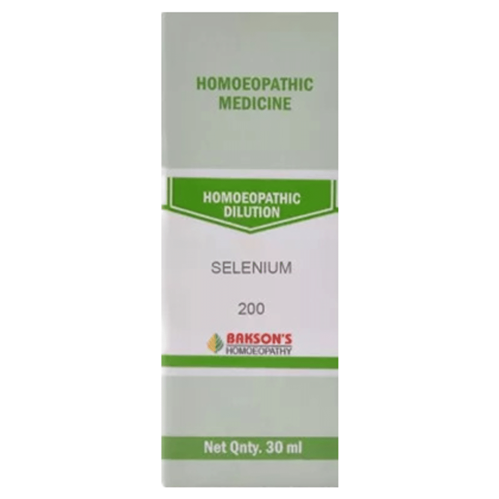 Bakson's Homeopathy Selenium Dilution 200 Bakson's Homeopathy Selenium Dilution 200