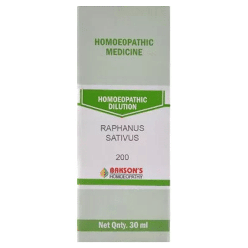 Bakson's Homeopathy Raphanus Sativus Dilution 200 Bakson's Homeopathy Raphanus Sativus Dilution 200
