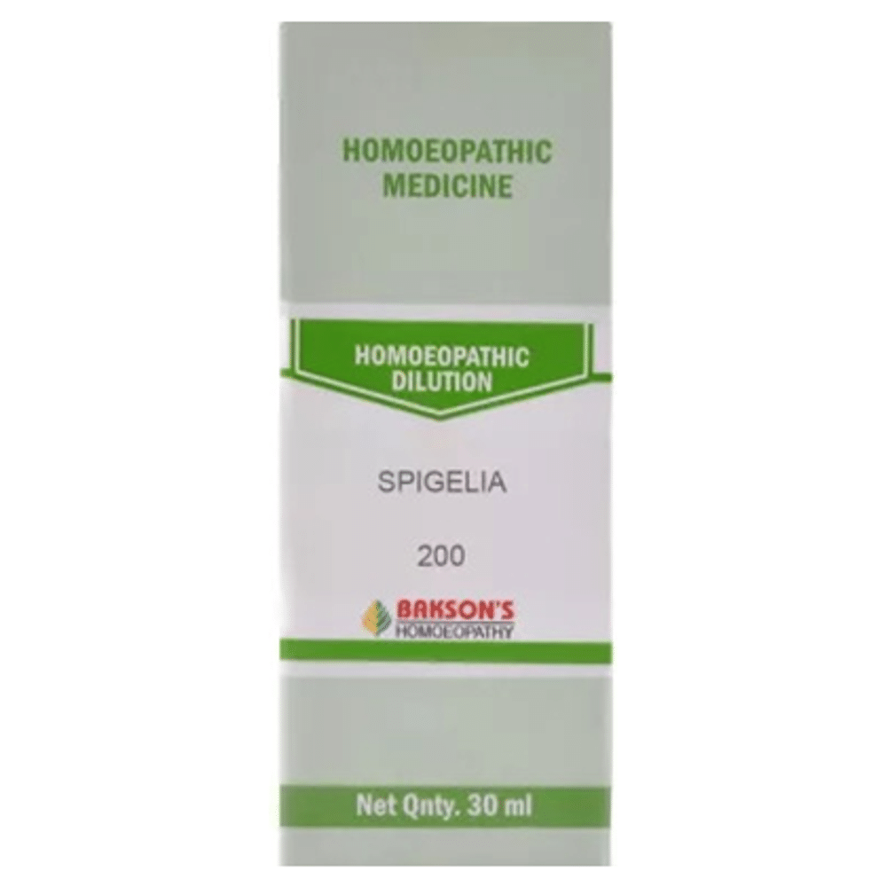 Bakson's Homeopathy Spigelia Dilution 200 Bakson's Homeopathy Spigelia Dilution 200