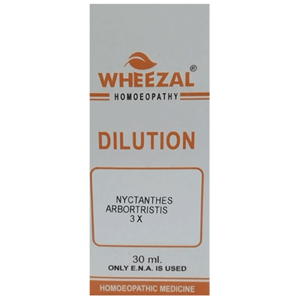 Wheezal Nyctanthes Dilution 3X Wheezal Nyctanthes Dilution 3X