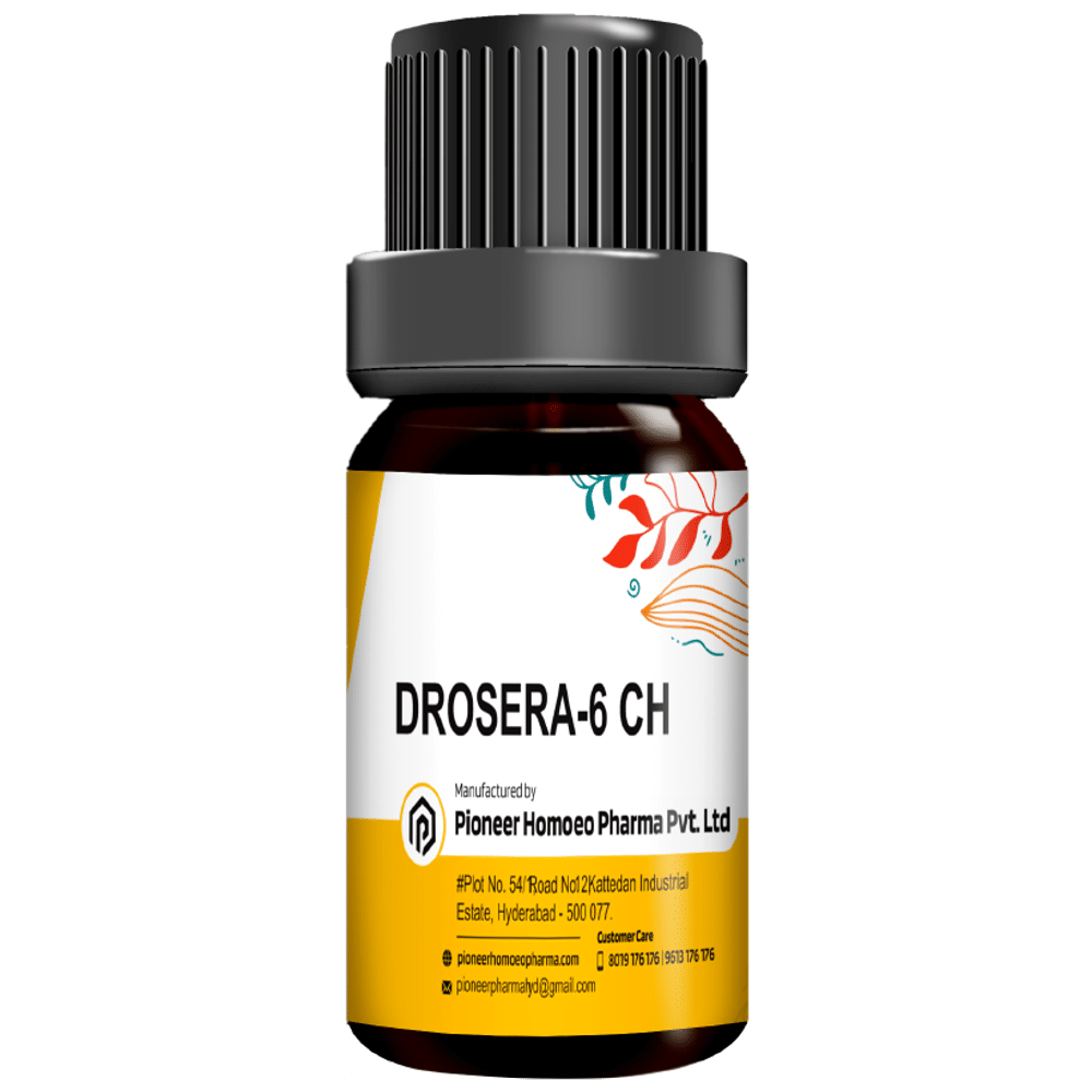 Pioneer Pharma Drosera Globules Pellets Multidose Pills 6 CH Pioneer Pharma Drosera Globules Pellets Multidose Pills 6 CH