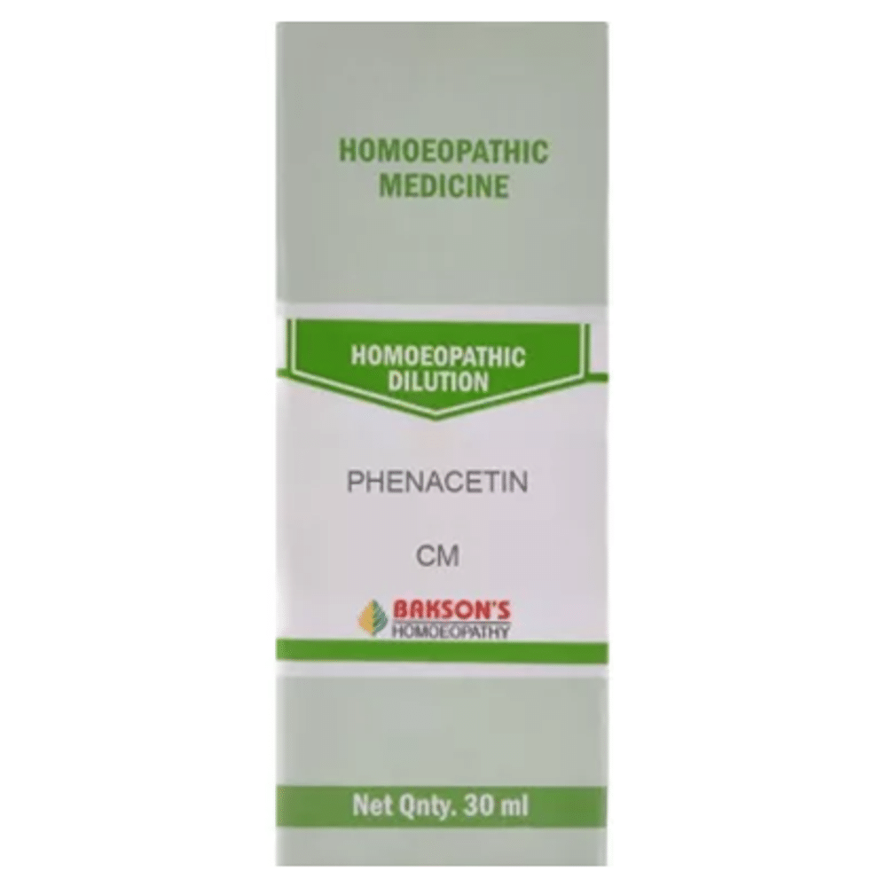 Bakson's Homeopathy Phenacetin Dilution CM Bakson's Homeopathy Phenacetin Dilution CM