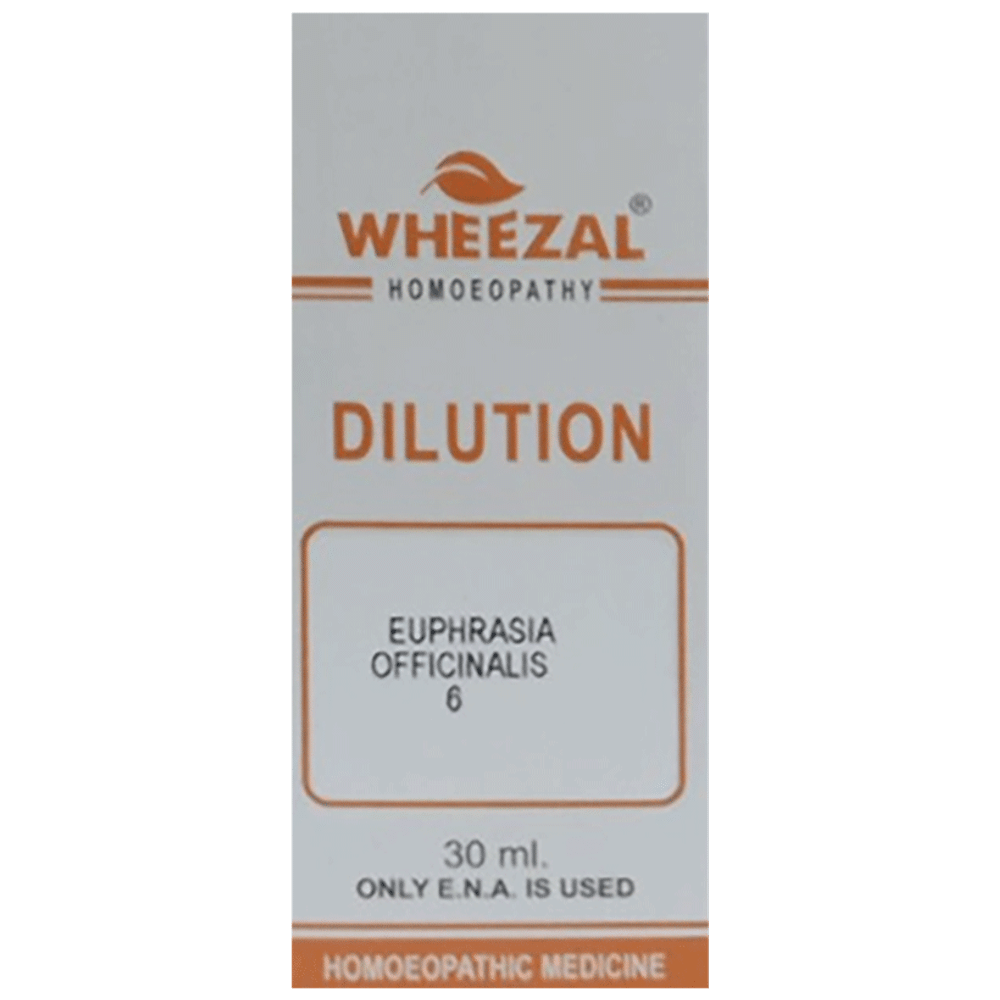 Wheezal Euphrasia Officinalis Dilution 6 Wheezal Euphrasia Officinalis Dilution 6