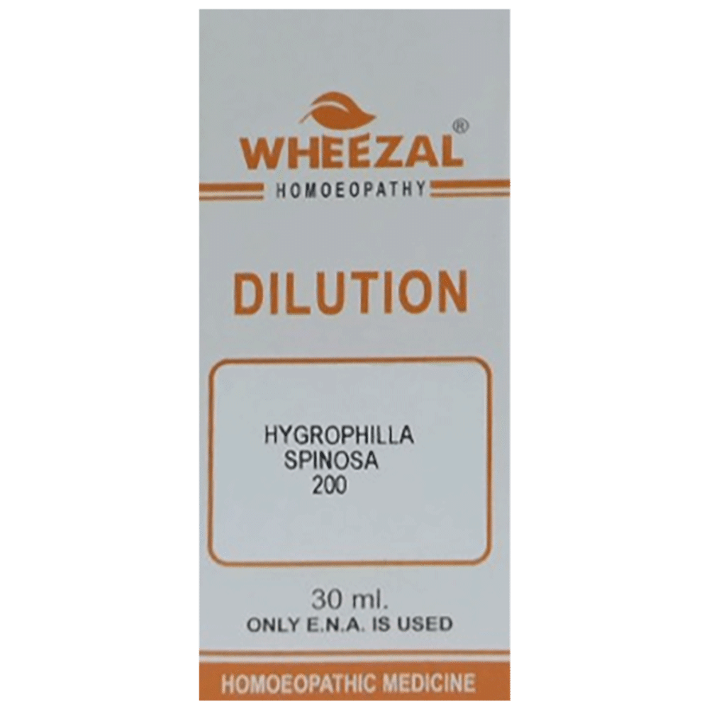 Wheezal Hygrophilla Spin Dilution 200 Wheezal Hygrophilla Spin Dilution 200