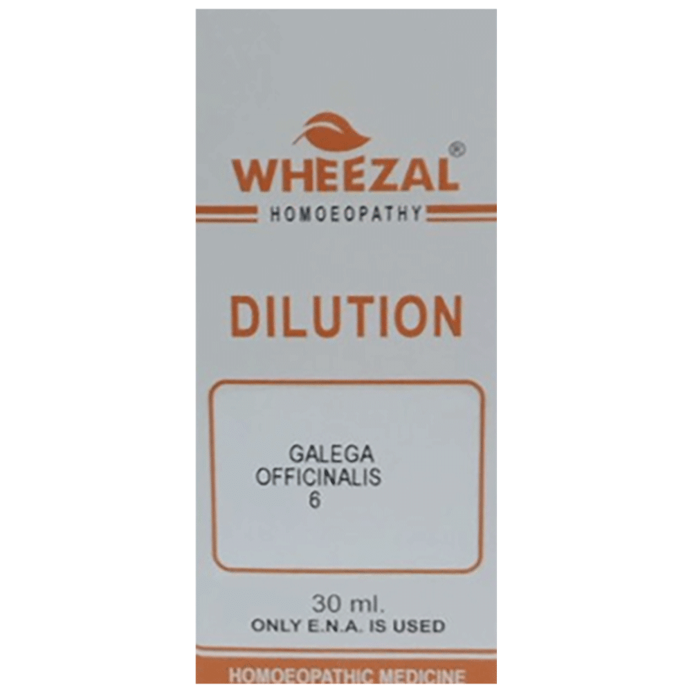 Wheezal Galega Officianalis Dilution 6 Wheezal Galega Officianalis Dilution 6