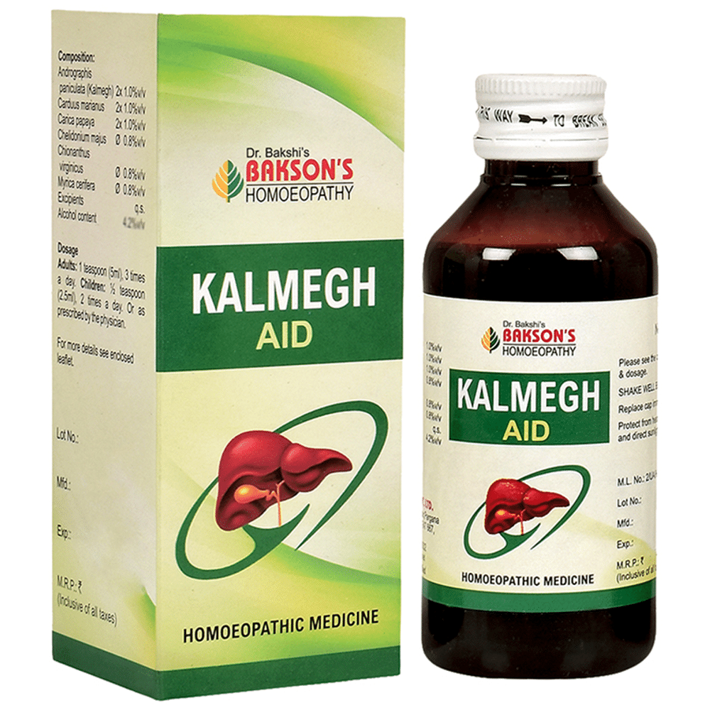 Bakson's Homeopathy Kalmegh Aid Syrup Bakson's Homeopathy Kalmegh Aid Syrup