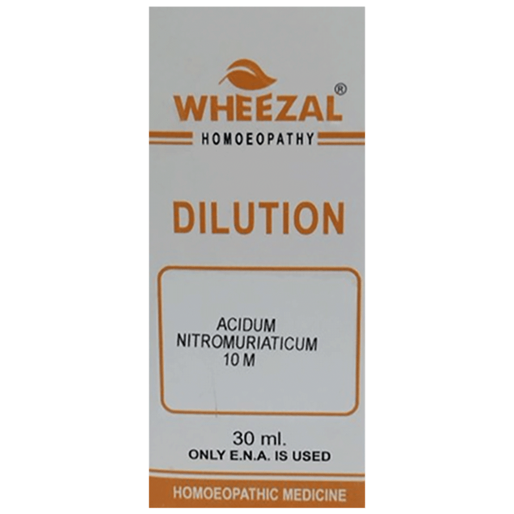 Wheezal Acidum Nitro Mur. Dilution 10M Wheezal Acidum Nitro Mur. Dilution 10M