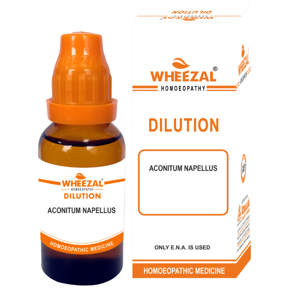 Wheezal Aconitum Napellus Dilution 1M Wheezal Aconitum Napellus Dilution 1M