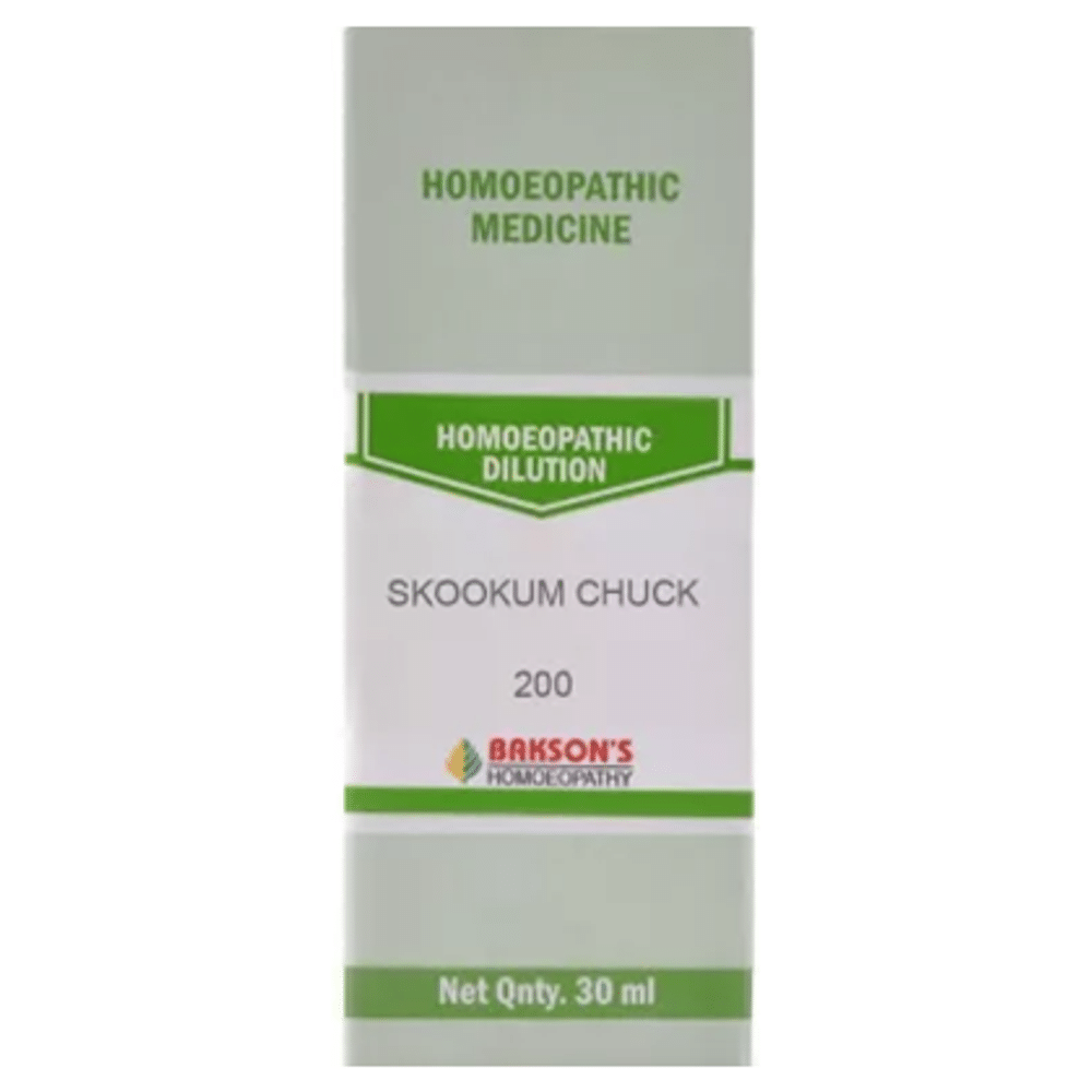 Bakson's Homeopathy Skookum Chuck Dilution 200 Bakson's Homeopathy Skookum Chuck Dilution 200