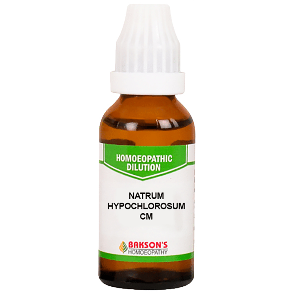 Bakson's Homeopathy Natrum Hypochlorosum Dilution CM Bakson's Homeopathy Natrum Hypochlorosum Dilution CM