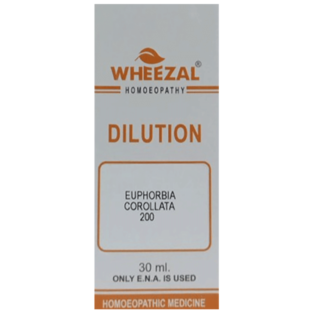 Wheezal Euphorbia Corollata Dilution 200 Wheezal Euphorbia Corollata Dilution 200