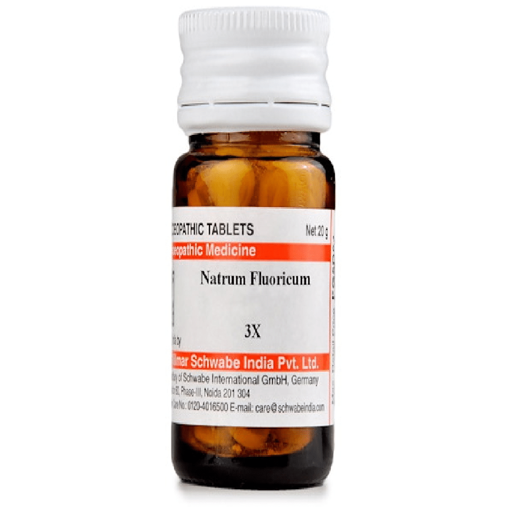 Dr Willmar Schwabe India Natrum Fluoricum Trituration Tablet 3X Dr Willmar Schwabe India Natrum Fluoricum Trituration Tablet 3X
