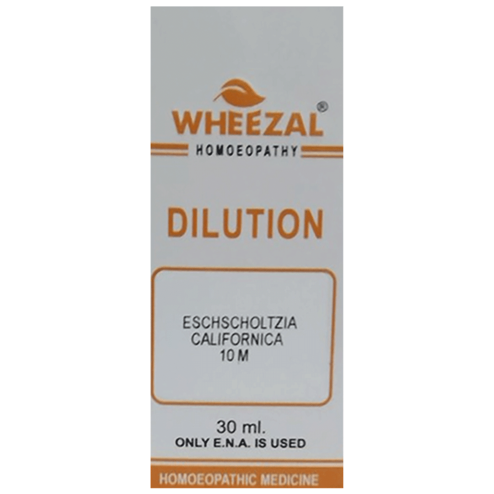 Wheezal Eschscholzia Cali. Dilution 10M Wheezal Eschscholzia Cali. Dilution 10M
