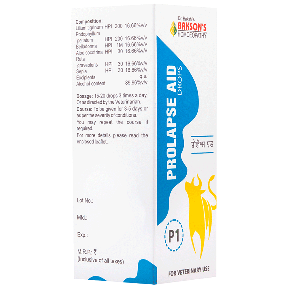 Bakson's Homeopathy Prolapse Aid (P1) Drop