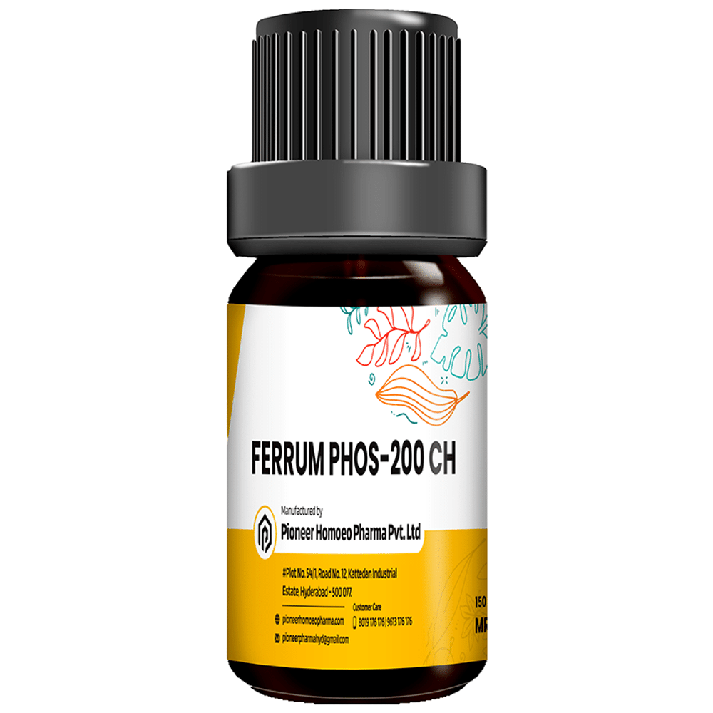 Pioneer Pharma Ferrum Phos Globules Pellet Multidose Pills 200 CH Pioneer Pharma Ferrum Phos Globules Pellet Multidose Pills 200 CH
