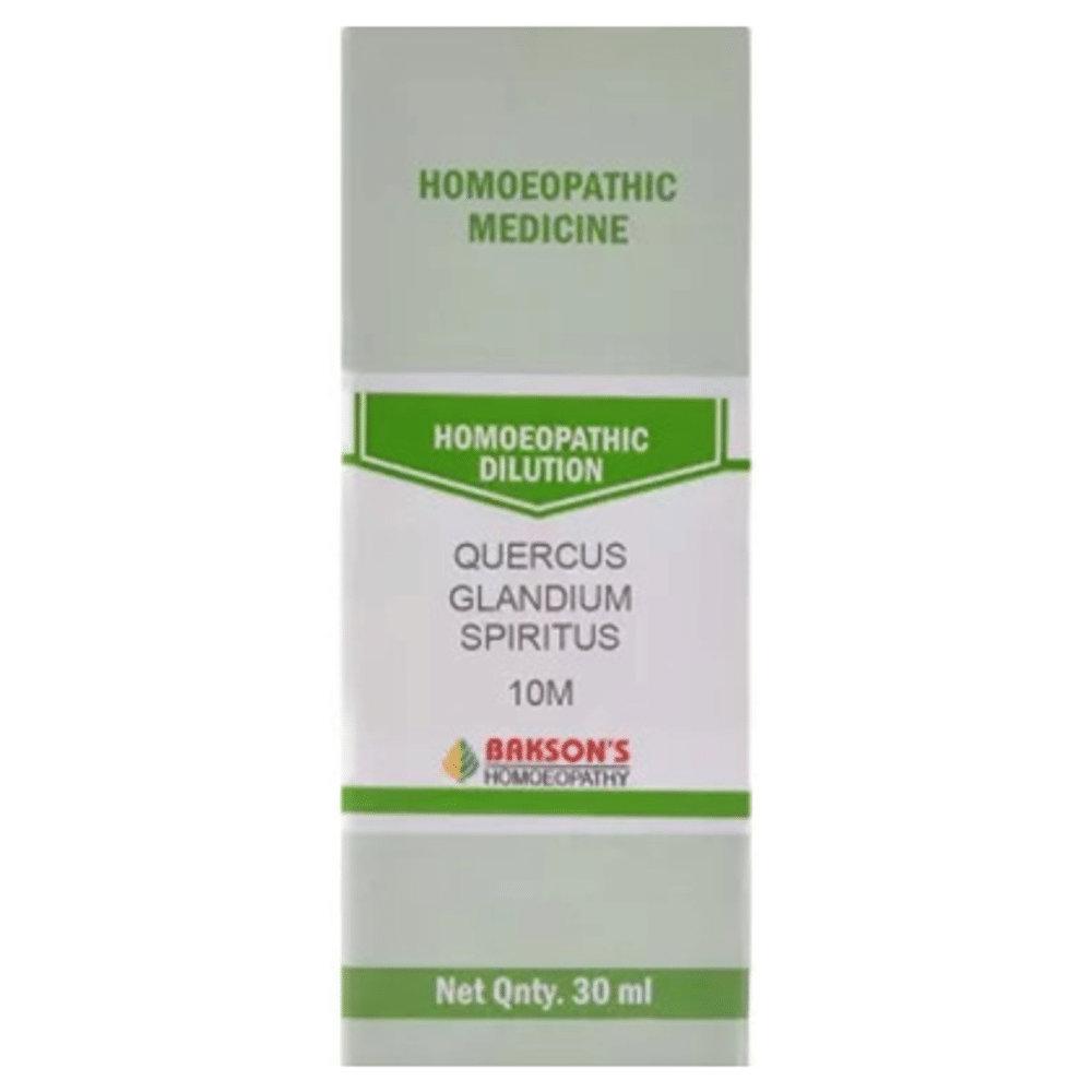 Bakson's Homeopathy Quercus Glandium Spiritus Dilution 10M Bakson's Homeopathy Quercus Glandium Spiritus Dilution 10M