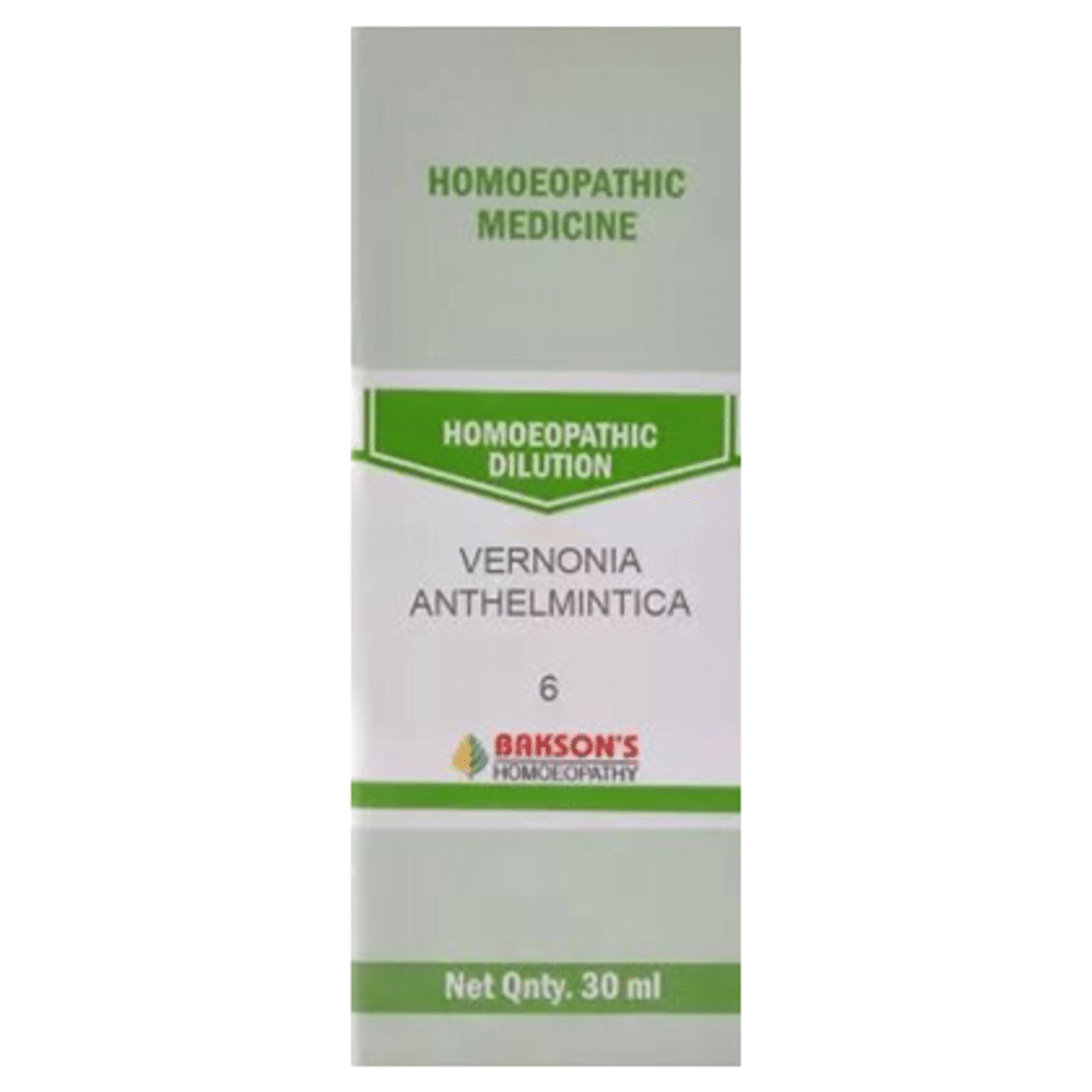 Bakson's Homeopathy Vernonia Anthelmintica Dilution 6 Bakson's Homeopathy Vernonia Anthelmintica Dilution 6