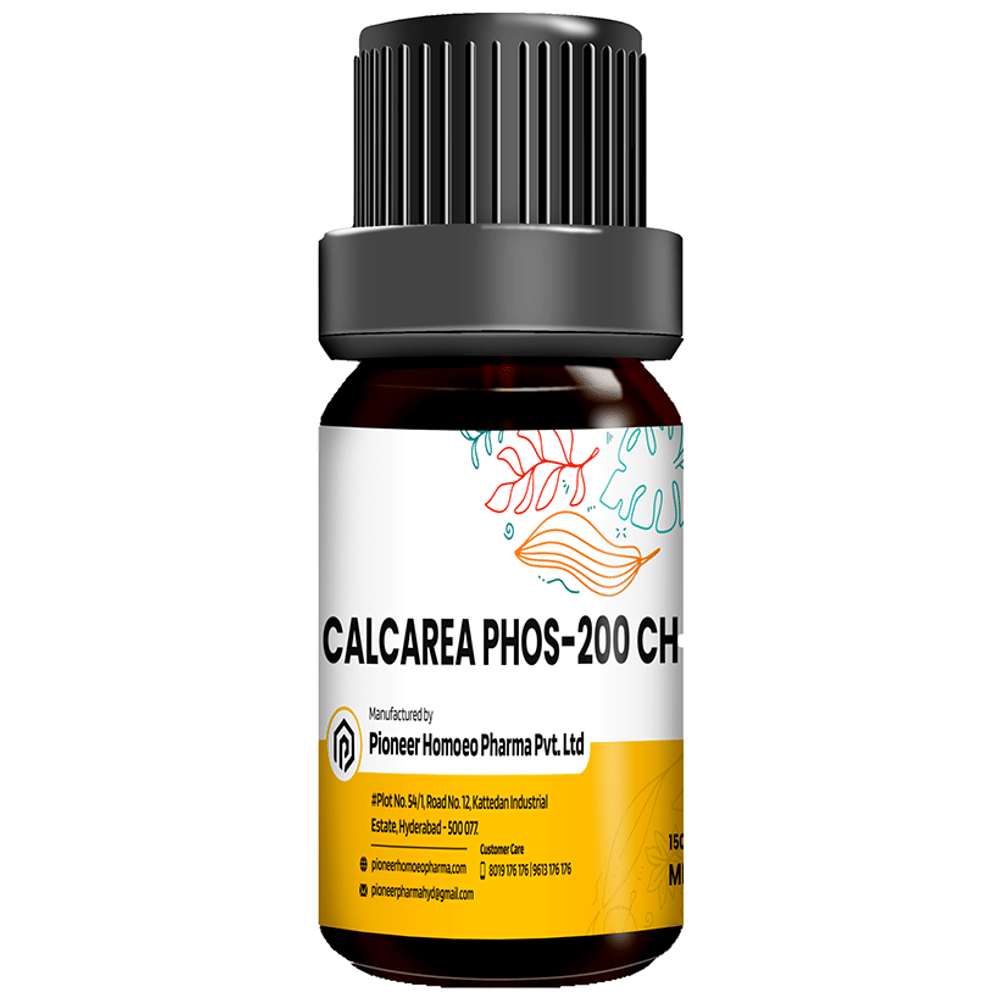 Pioneer Pharma Calcarea Phos Globules Pellets Multidose Pills 200 CH Pioneer Pharma Calcarea Phos Globules Pellets Multidose Pills 200 CH