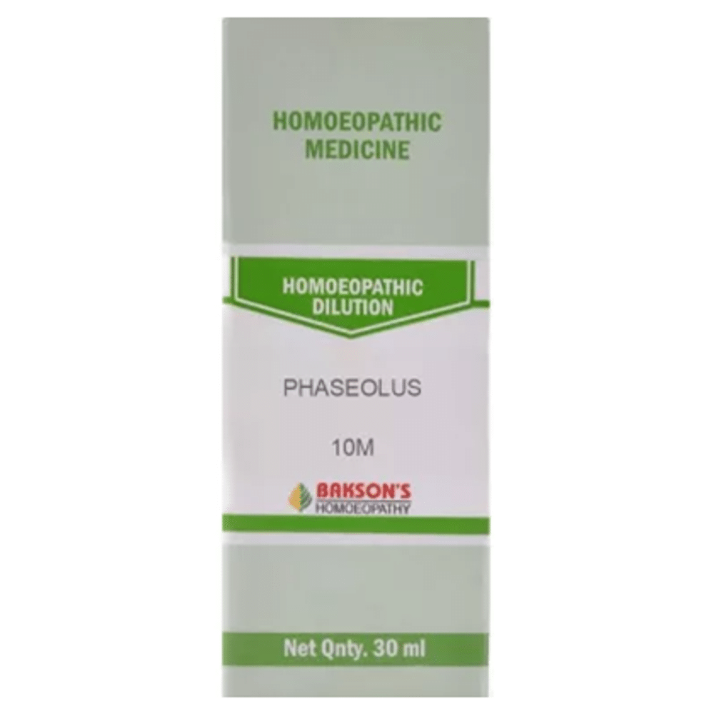 Bakson's Homeopathy Phaseolus Dilution 10M Bakson's Homeopathy Phaseolus Dilution 10M
