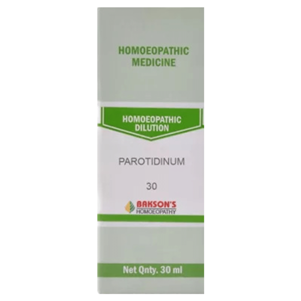 Bakson's Homeopathy Parotidinum Dilution 30 Bakson's Homeopathy Parotidinum Dilution 30