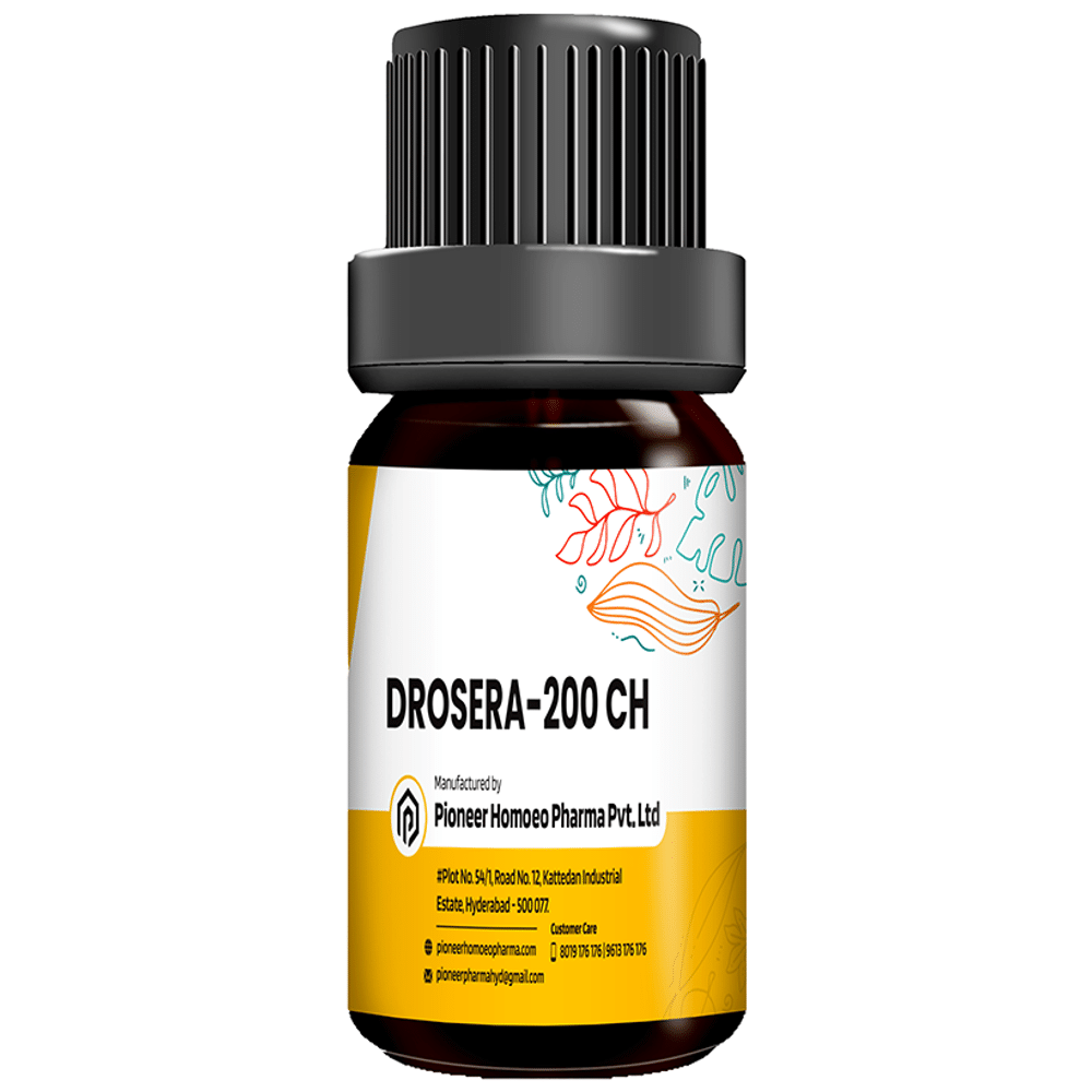 Pioneer Pharma Drosera Globules Pellets Multidose Pills 200 CH Pioneer Pharma Drosera Globules Pellets Multidose Pills 200 CH