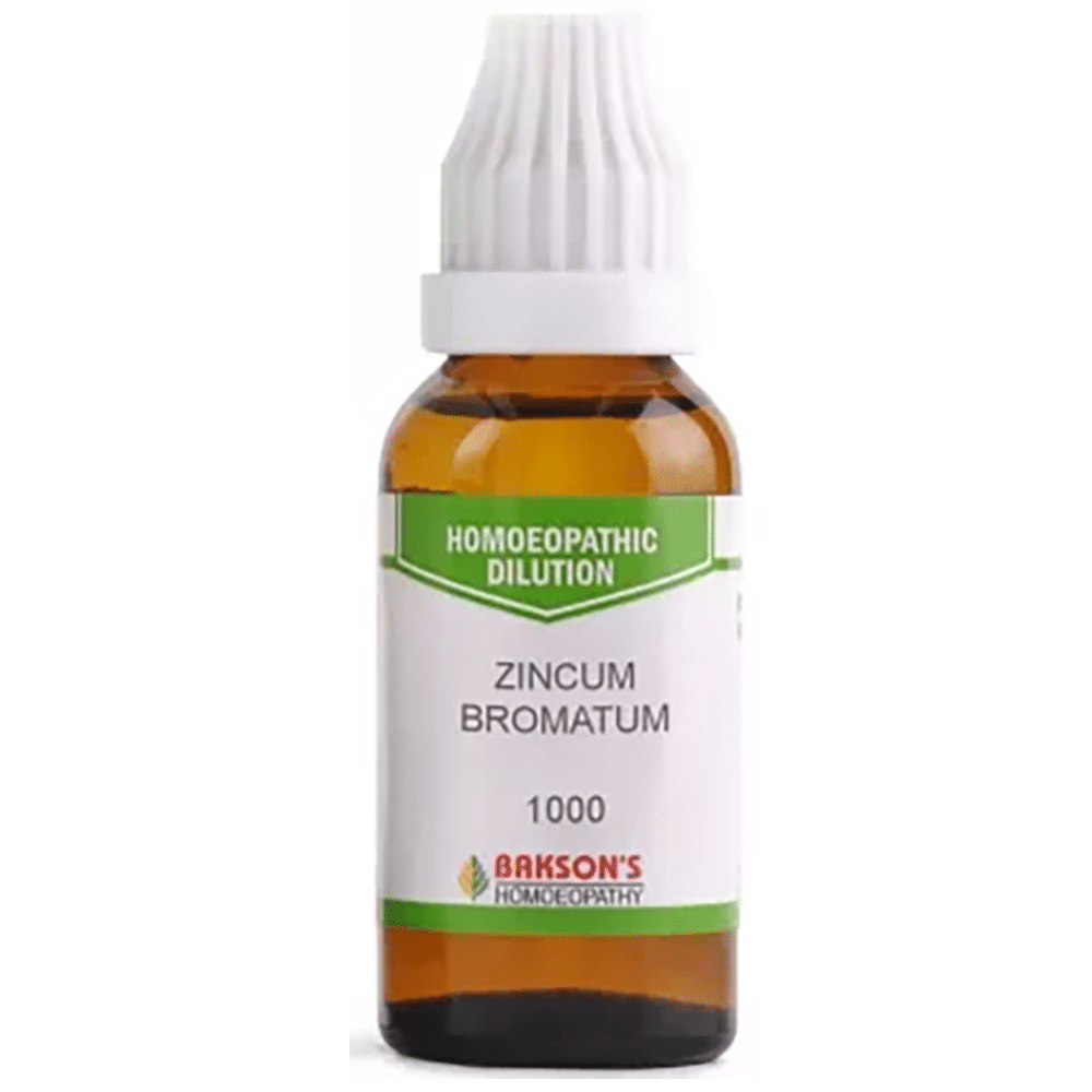 Bakson's Homeopathy Zincum Bromatum Dilution 1000 CH Bakson's Homeopathy Zincum Bromatum Dilution 1000 CH