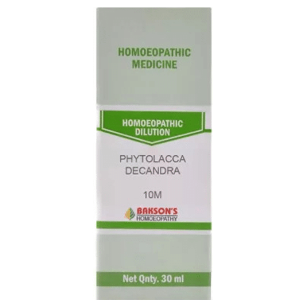 Bakson's Homeopathy Phytolacca Decandra Dilution 10M