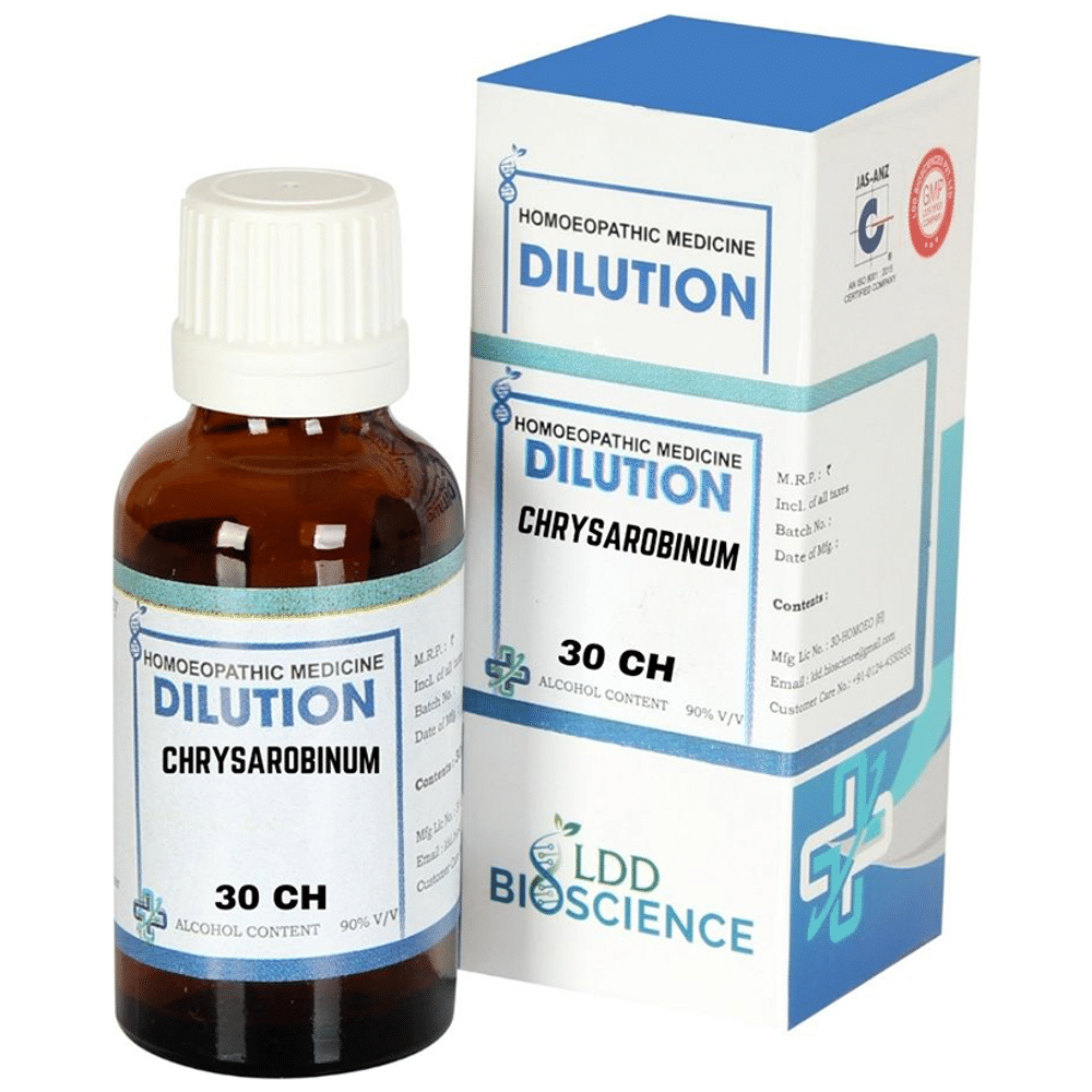 LDD Bioscience Chrysarobinum Dilution 30 CH LDD Bioscience Chrysarobinum Dilution 30 CH