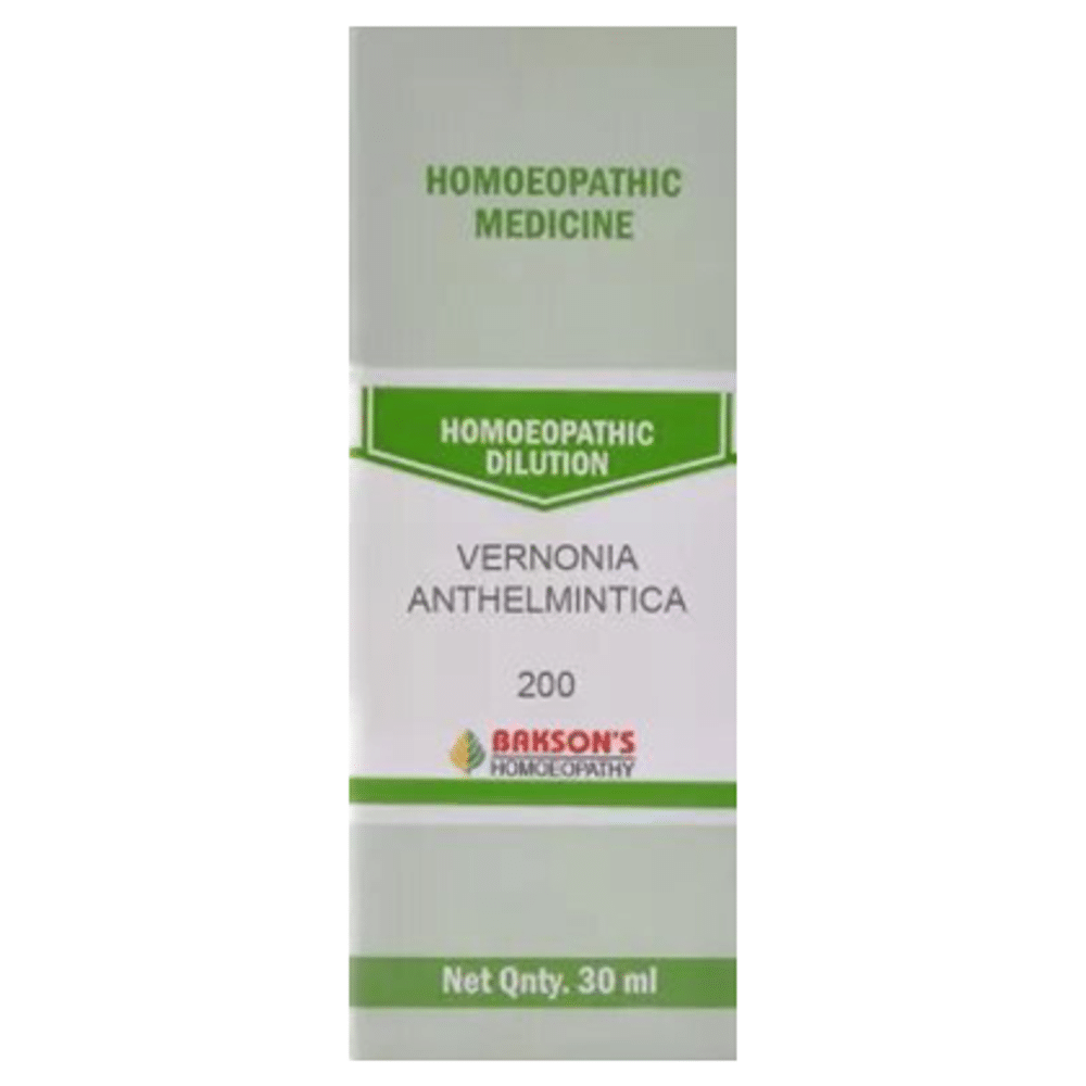 Bakson's Homeopathy Vernonia Anthelmintica  Dilution 200