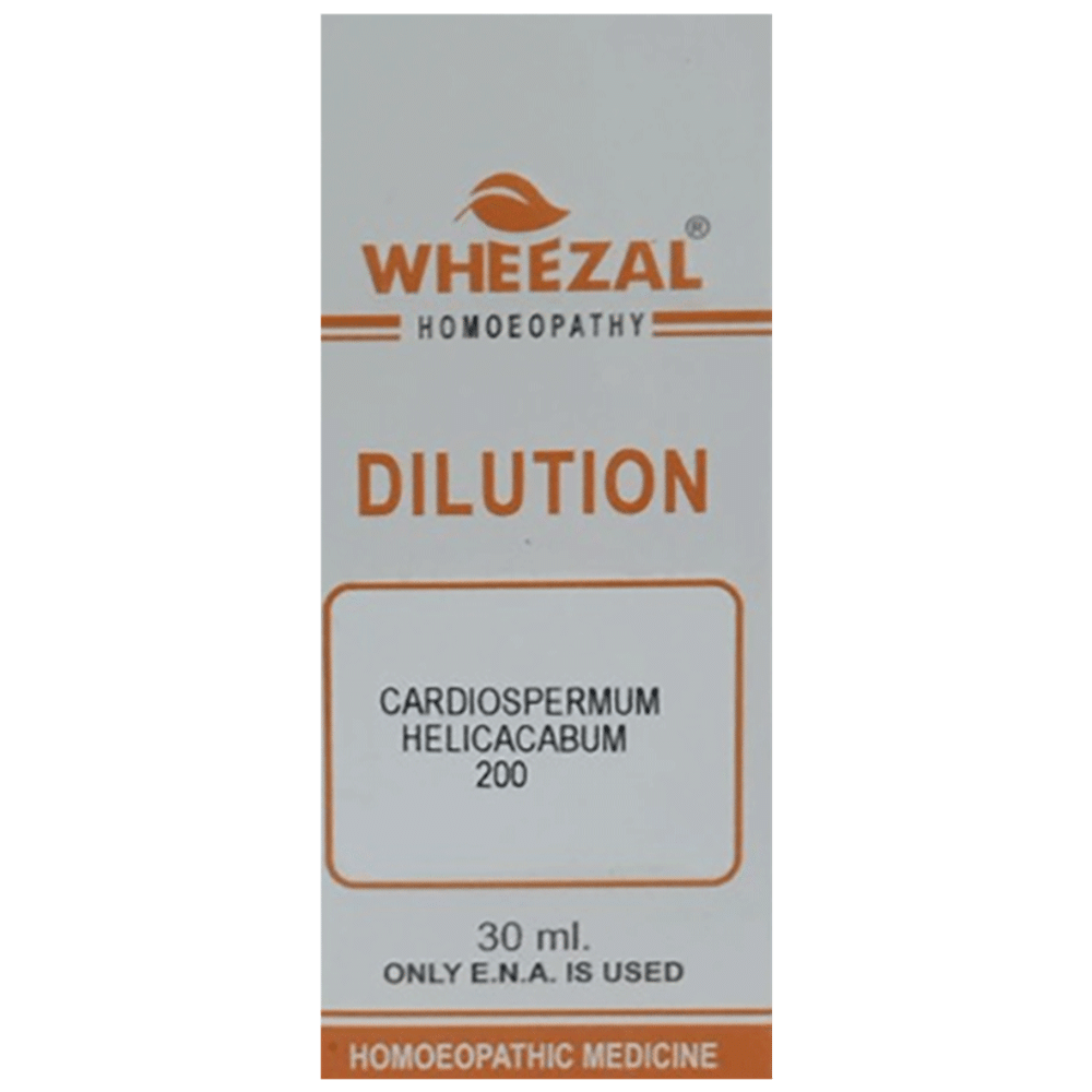 Wheezal Cardiospermum Dilution 200 Wheezal Cardiospermum Dilution 200