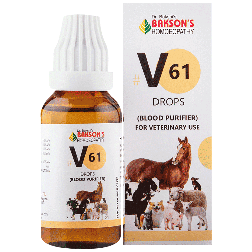 Bakson's Homeopathy V61 Blood Purifed Drop Bakson's Homeopathy V61 Blood Purifed Drop