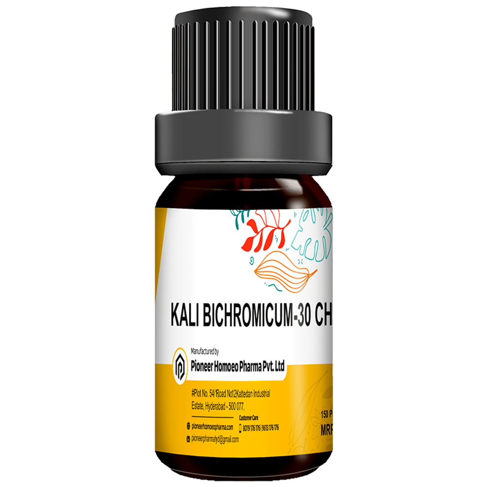 Pioneer Pharma Kali Bichromicum Globules Pellets Multidose Pills 30 CH Pioneer Pharma Kali Bichromicum Globules Pellets Multidose Pills 30 CH