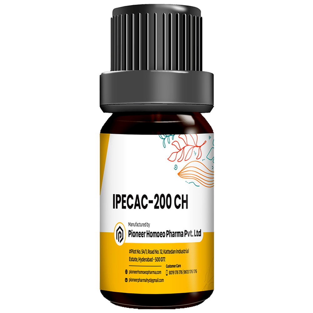 Pioneer Pharma Ipecac Globules Pellets Multidose Pills 200 CH Pioneer Pharma Ipecac Globules Pellets Multidose Pills 200 CH