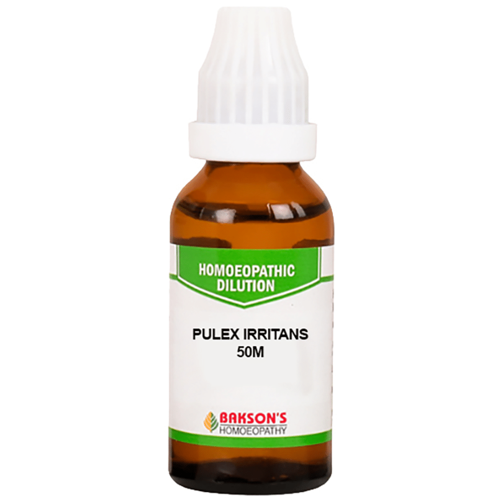 Bakson's Homeopathy Pulex Irritans Dilution 50M Bakson's Homeopathy Pulex Irritans Dilution 50M