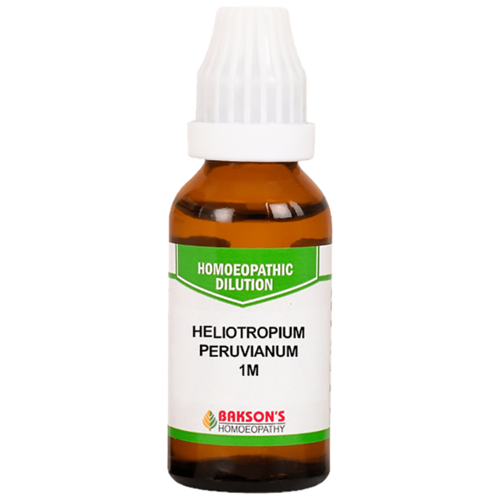 Bakson's Homeopathy Heliotropium Peruvianum Dilution 1M Bakson's Homeopathy Heliotropium Peruvianum Dilution 1M