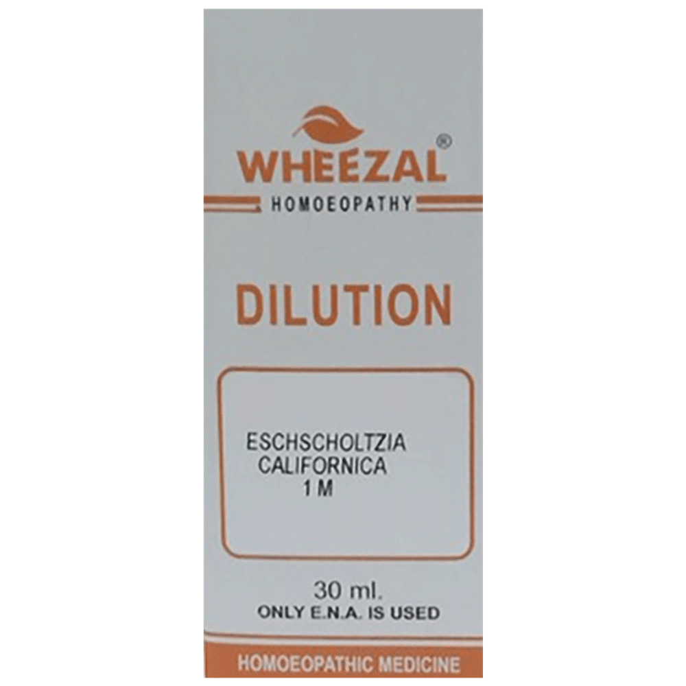 Wheezal Eschscholzia Cali. Dilution 1M Wheezal Eschscholzia Cali. Dilution 1M
