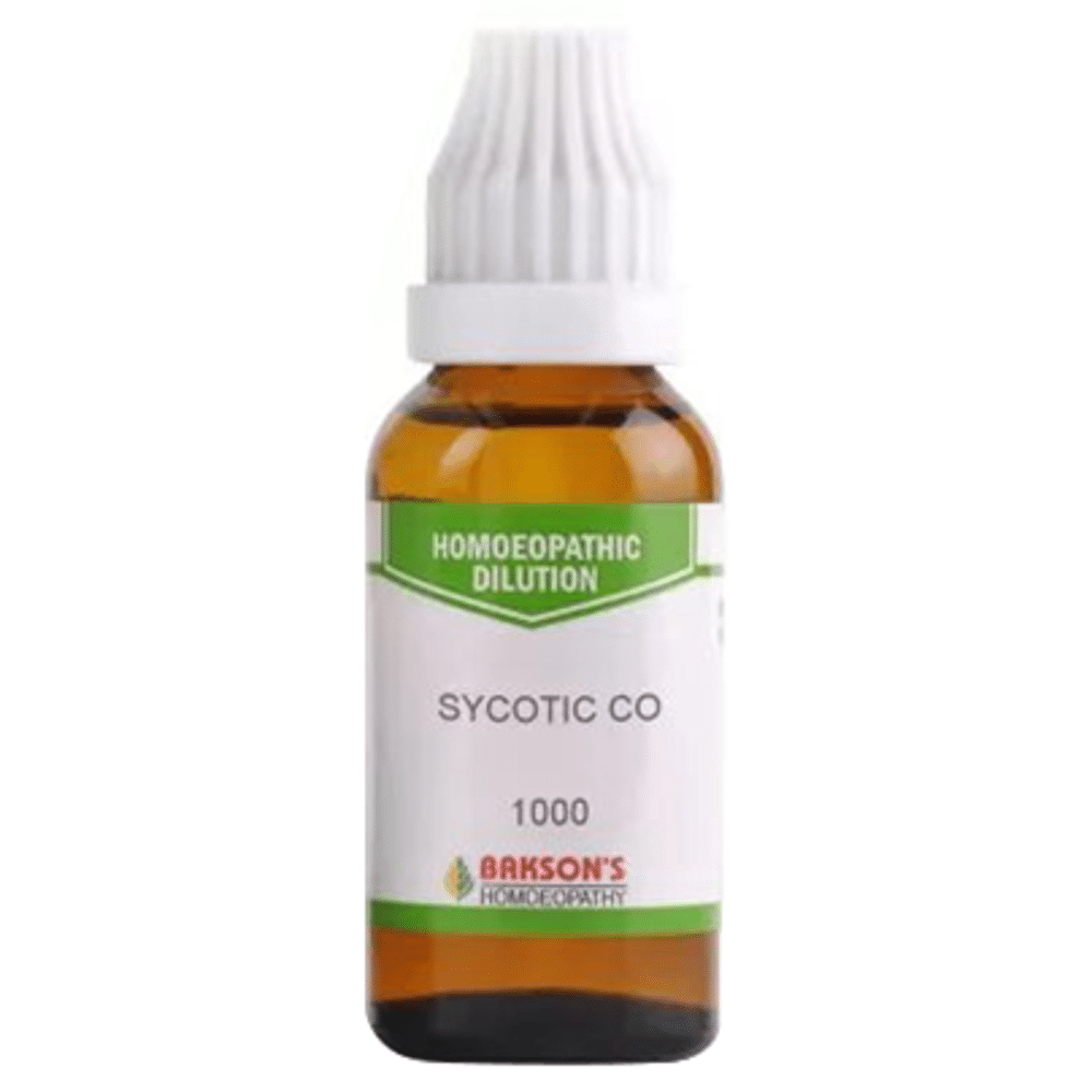 Bakson's Homeopathy Sycotic Co Dilution 1M Bakson's Homeopathy Sycotic Co Dilution 1M