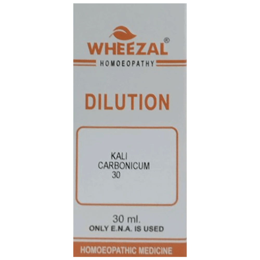 Wheezal Kali Carbonicum Dilution 30 Wheezal Kali Carbonicum Dilution 30