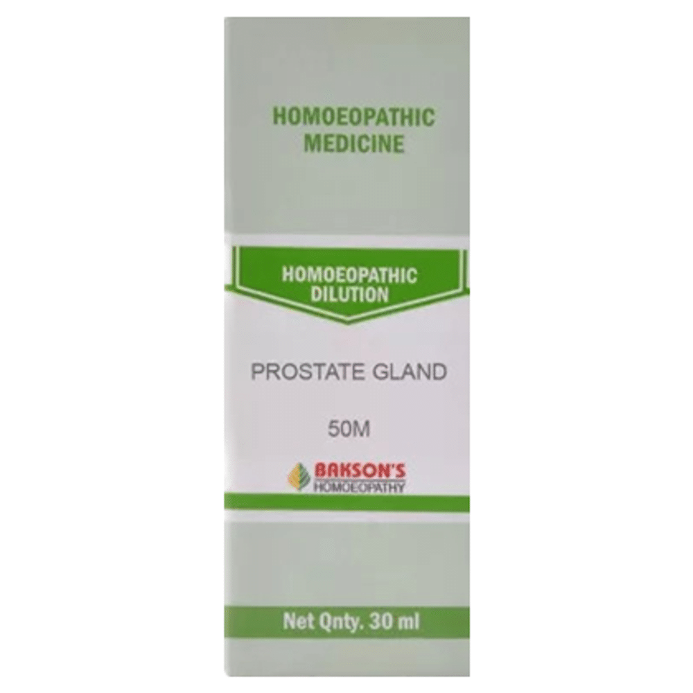 Bakson's Homeopathy Prostate Gland Dilution 50M Bakson's Homeopathy Prostate Gland Dilution 50M