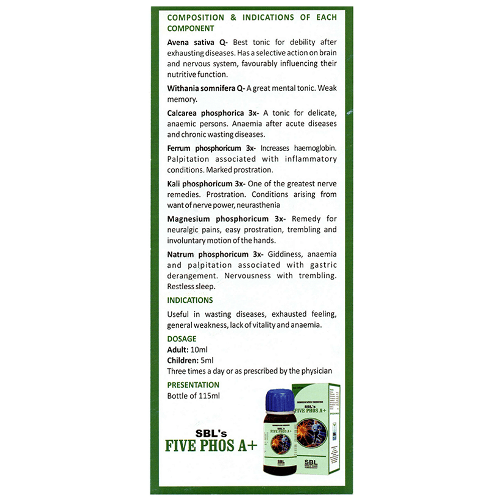 SBL Five Phos A+ Nerve Tonic SBL Five Phos A+ Nerve Tonic