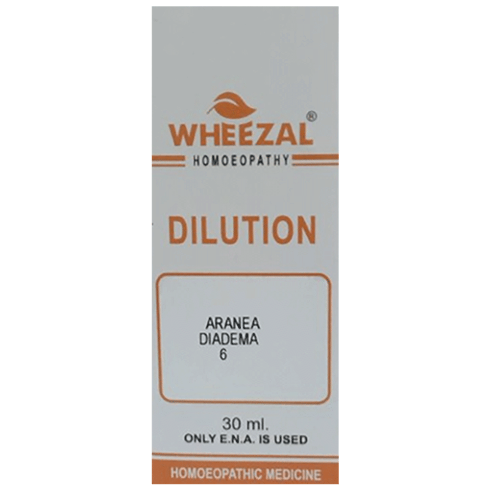 Wheezal Aranea Diadema Dilution 6 Wheezal Aranea Diadema Dilution 6