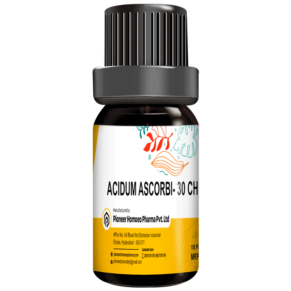 Pioneer Pharma Acidum Ascorbi Globules Pellets Multidose Pills 30 CH Pioneer Pharma Acidum Ascorbi Globules Pellets Multidose Pills 30 CH