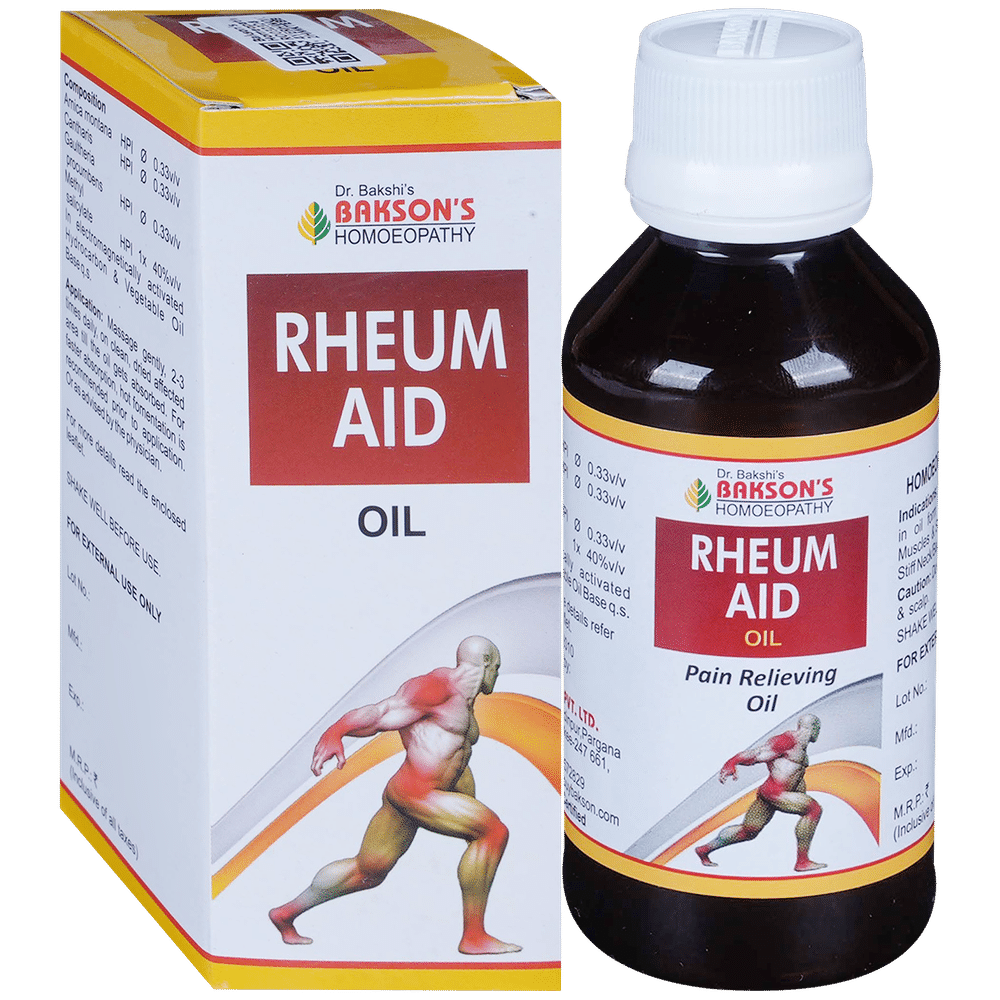 Bakson's Homeopathy Rheum Aid Oil Bakson's Homeopathy Rheum Aid Oil