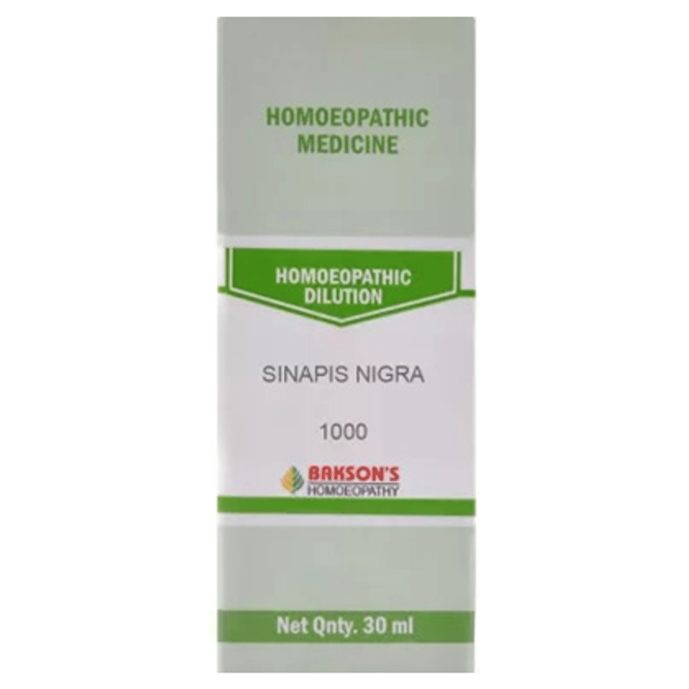 Bakson's Homeopathy Sinapis Nigra Dilution 1000 CH Bakson's Homeopathy Sinapis Nigra Dilution 1000 CH
