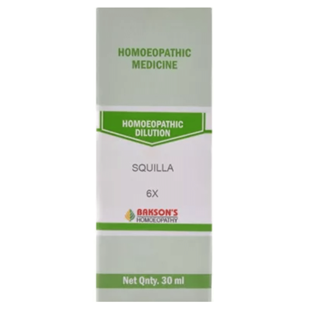 Bakson's Homeopathy Squilla Dilution 6X Bakson's Homeopathy Squilla Dilution 6X