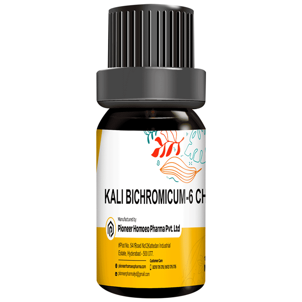 Pioneer Pharma Kali Bichromicum Globules Pellets Multidose Pills 6 CH Pioneer Pharma Kali Bichromicum Globules Pellets Multidose Pills 6 CH