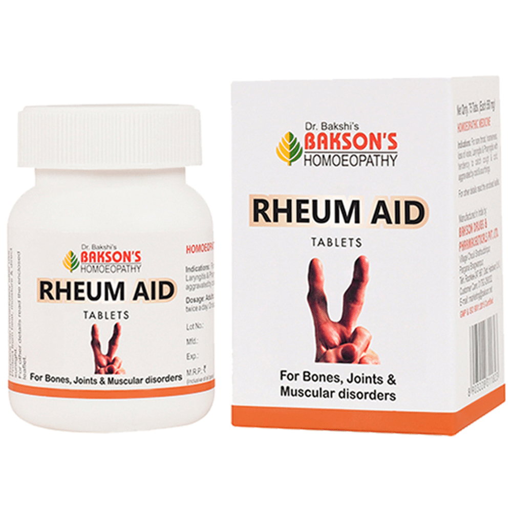 Bakson's Homeopathy Rheum Aid Tablet Bakson's Homeopathy Rheum Aid Tablet
