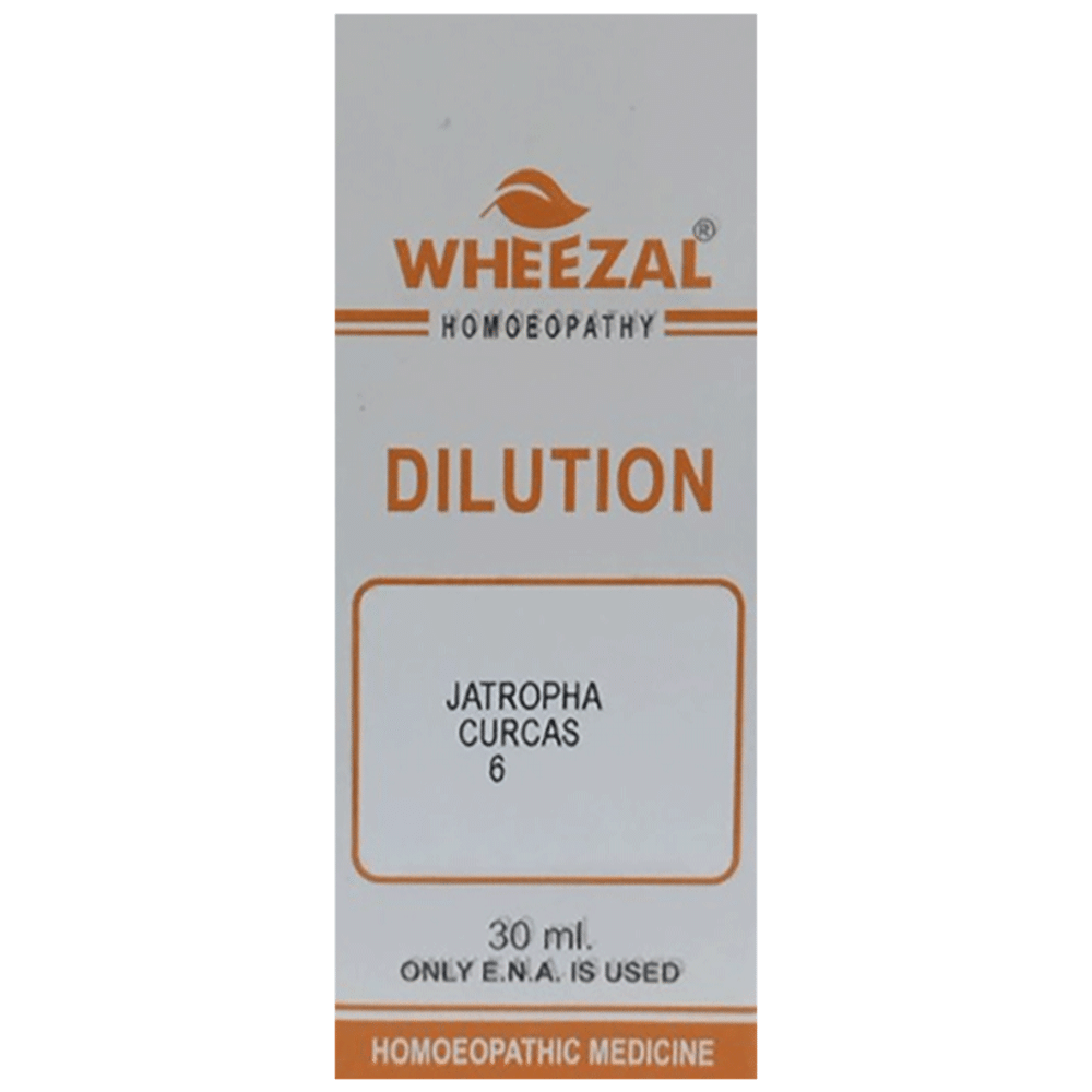 Wheezal Jatropha Curcas Dilution 6 Wheezal Jatropha Curcas Dilution 6