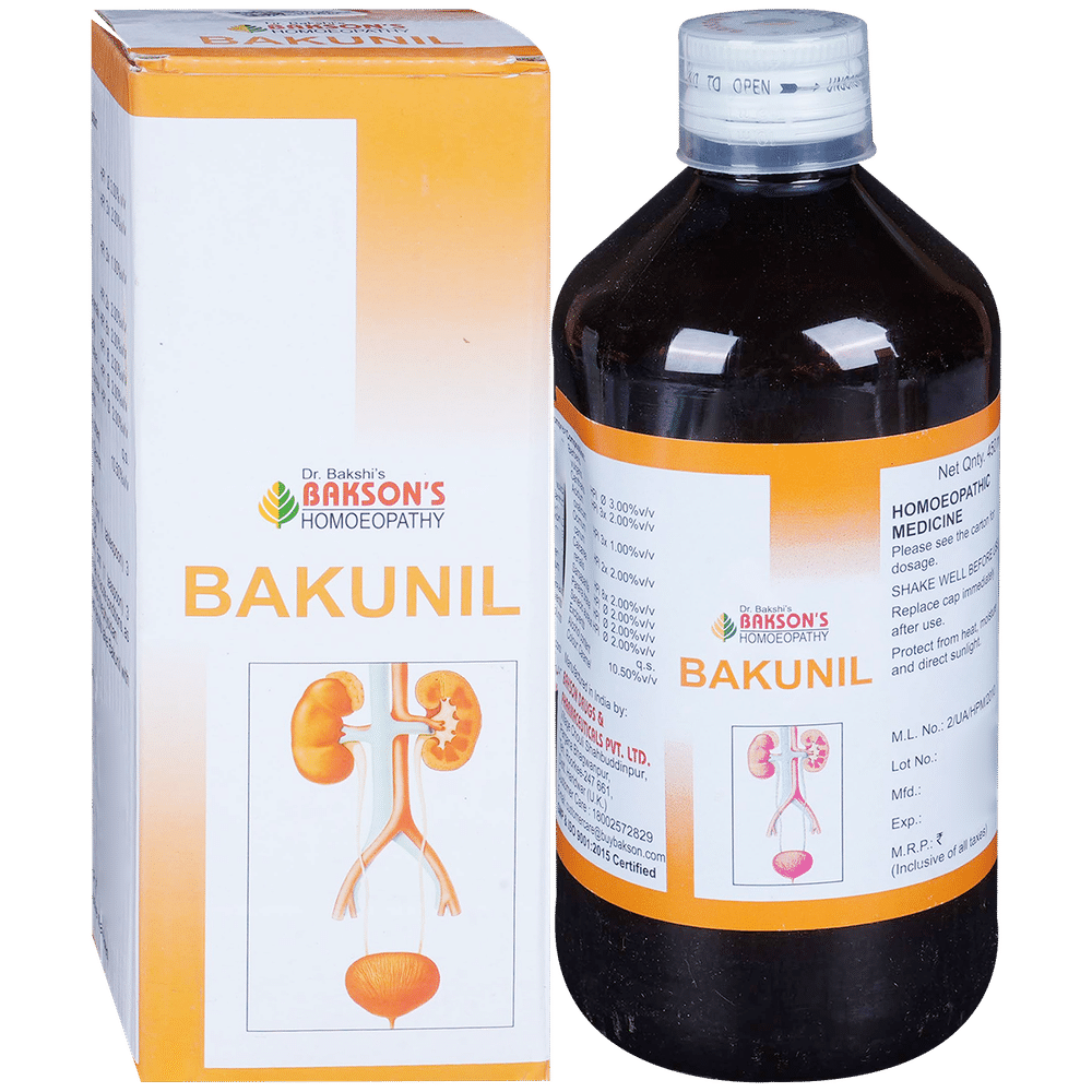 Bakson's Homeopathy Bakunil Syrup Bakson's Homeopathy Bakunil Syrup